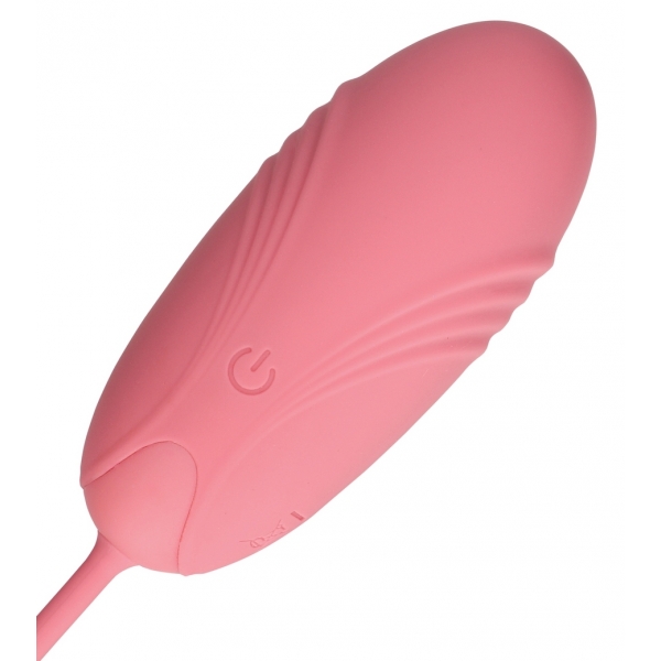 Ovo vibrador sem fios 8 x 3,3 cm Rosa