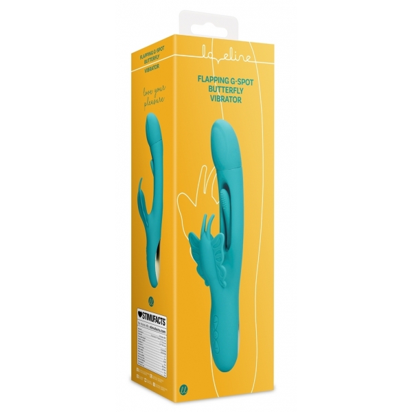 Vibro Rabbit Butterfly Flap 15 x 3,8 cm