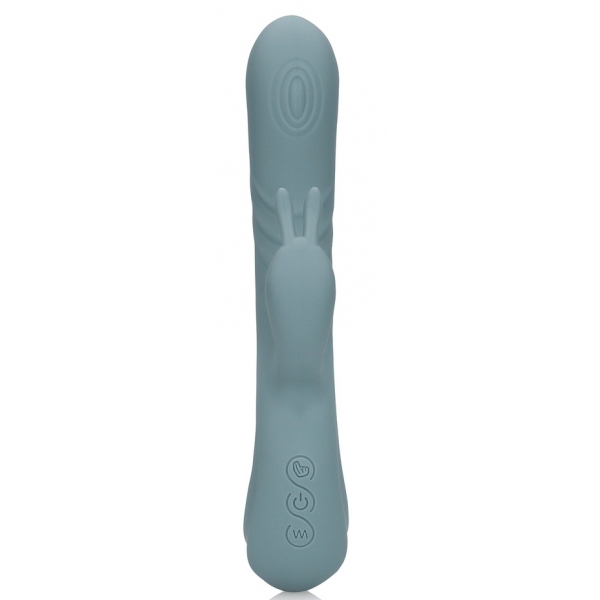 Vibro Rabbit Diteggiatura Movimento 23 cm Grigio