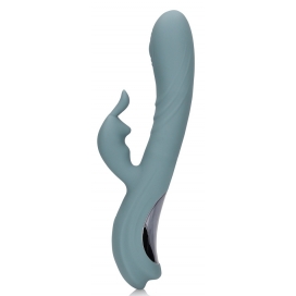 Vibro Rabbit Fingering Motion 23 cm Grey