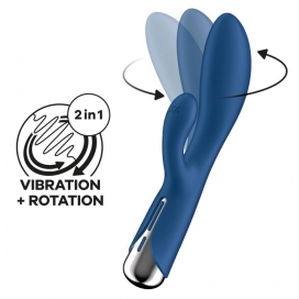 Vibro Rabbit SPINNING RABBIT 1 11 x 3.5cm Bleu