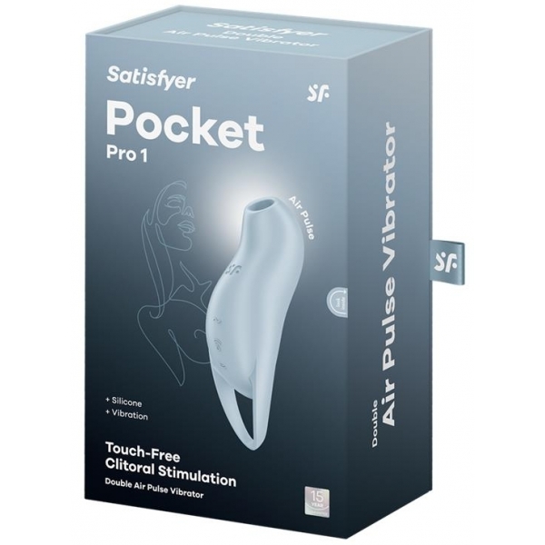 Pocket Pro 1 Clitoris Stimulator Blue