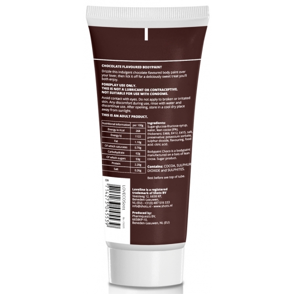 Bodychoc Chocolate body paint 100gr