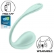 Point G Smooth Petal Connected Vibrator 8,5 x 3,8 cm verde menta