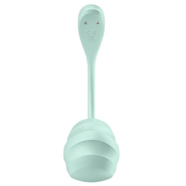 Point G Connected Vibrator Smooth Petal 8.5 x 3.8cm Mintgrün