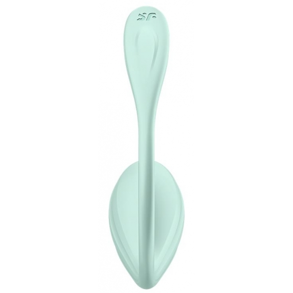 Point G Connected Vibrator Smooth Petal 8.5 x 3.8cm Mintgrün