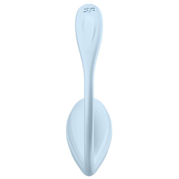 Vibrador Point G Smooth Petal Connected 8,5 x 3,8cm Azul claro