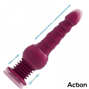 ACTION Rocket 13 x 4.2cm Vibrierender Dildo Hin und Her