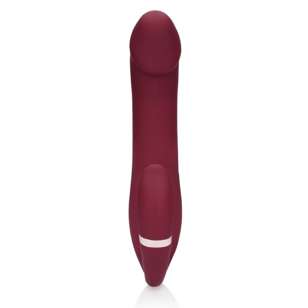 Strapless Loveline Harnessless Vibrator 12 x 3.8cm Paars