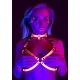 Glow In The Dark Harness L/XL Pink