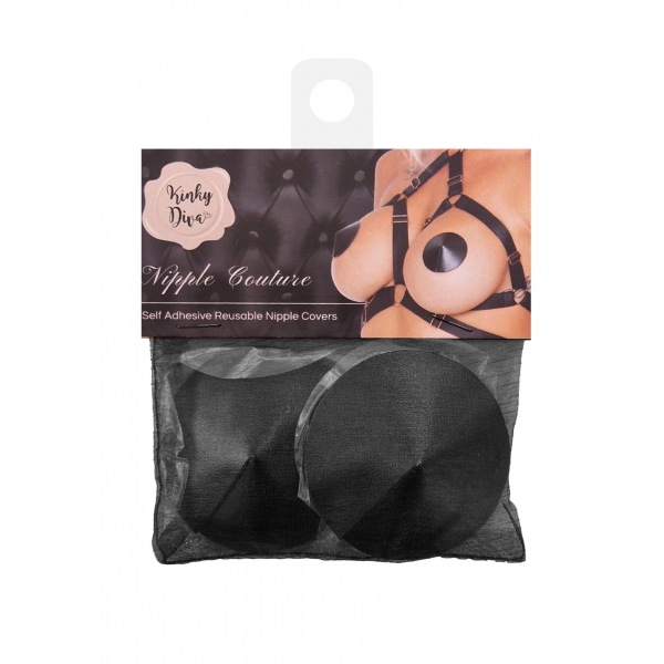 Cache-Tétons Satin NIPPLE COUTURE Noir