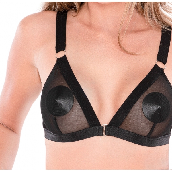 Seductor Conjunto de 2 Piezas S/M Negro