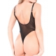 Body String Transparent Geschnürt Seductive Schwarz