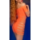 Odaya Orange Short Dress