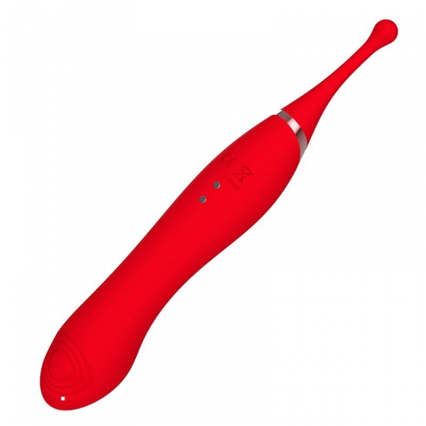 Estimulador de clitóris Onax Double Pulse Vermelho