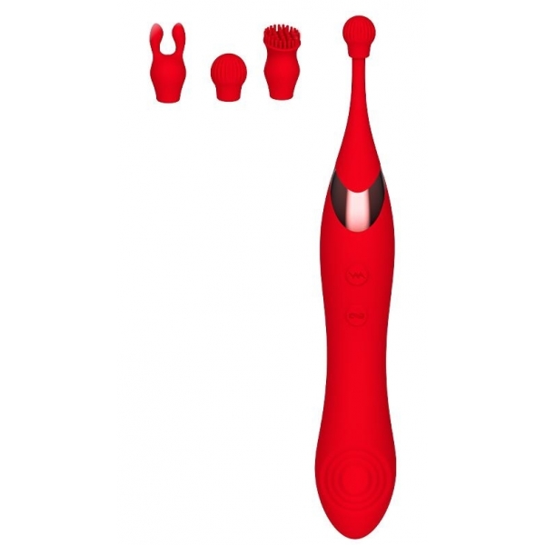 Onax Double Pulse Clitoral Stimulator Red