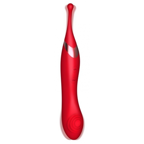 Estimulador de clitóris Onax Double Pulse Vermelho