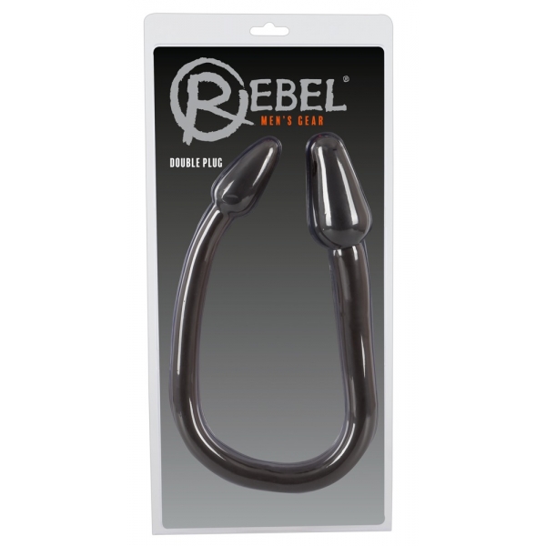 Consolador Rebel Double Plug 76 x 5,1 cm