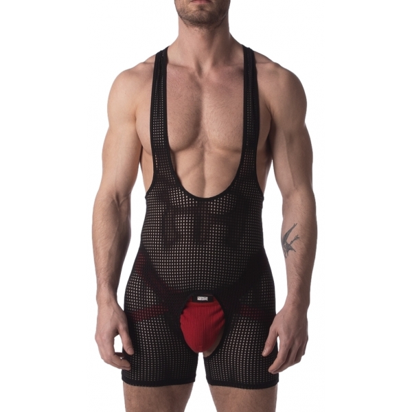 Sin espalda Pan Singlet Negro