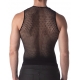 Stefano Mesh Tank Top Negro