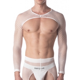 Fishnet Sleeves Poggio WHITE