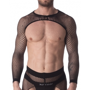 Barcode Berlin Harness with Mesh Sleeves Poggio Black