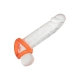 Alpha Tri-Ring Ballstretcher in silicone 38 mm Arancione