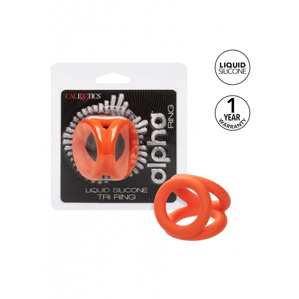 Alpha Tri-Ring Pelotas de silicona 38 mm Naranja