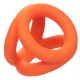 Ballstretcher en silicone ALPHA TRI-RING 38 mm Orange