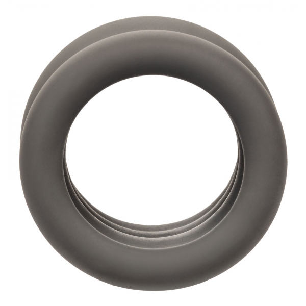 CalExotics Alpha Liquid Silicone Scrotum Ring Grey