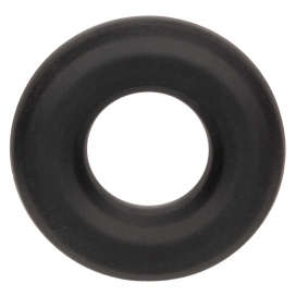 CalExotics Alpha Liquid Silicone Prolong Medium Ring Black