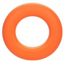 CalExotics Alpha Liquid Silicone Prolong Large Ring Orange