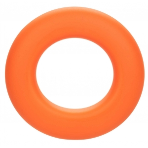 alpha ring CalExotics Alpha Liquid Silicone Prolong Large Ring Orange