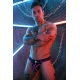 Jockstrap EQUALIZER Breedwell Noir-Rose neon