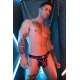 Jockstrap EQUALIZER Breedwell Noir-Rose neon