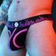 Jockstrap Equalizer Black-Rose neon