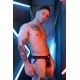 Equalizer Jockstrap Preto-Vermelho