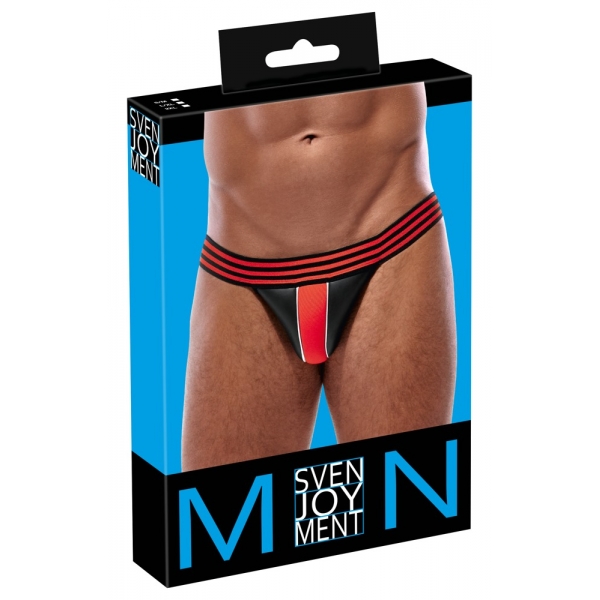 Jockstrap Rulio Preto-Vermelho