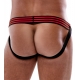 Jockstrap Rulio Preto-Vermelho