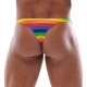 Men's Thong Rainbow S