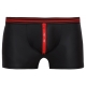 Boxer avec zip TILLIO Noir-Rouge