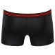 Boxer con zip Tillio Nero-Rosso