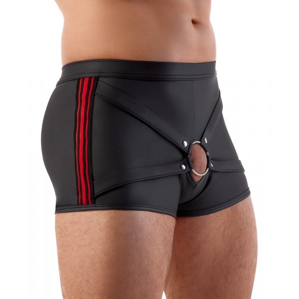 Boxershort met cockring Ringo Zwart