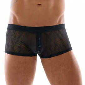 Tunio Boxershort met knopen Zwart