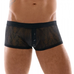 Svenjoyment Tunio Boxershort met knopen Zwart