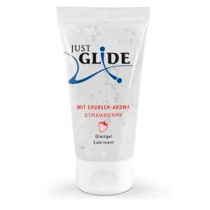 Just Glide Just Glide 50 ml Aromatisiertes Gleitmittel Erdbeere