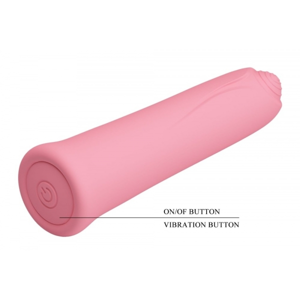 Mini Vibro Curtis Pretty Love 10 x 2 cm Rosa