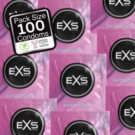 Preservativos com sabor a pastilha elástica x100