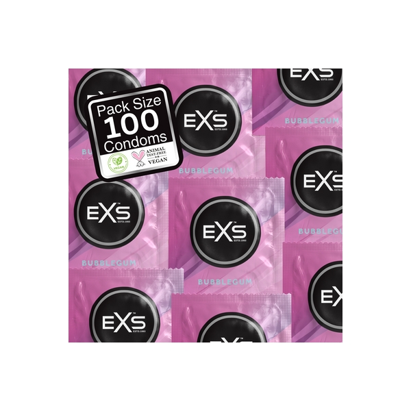 Bubblegum flavored condoms x100