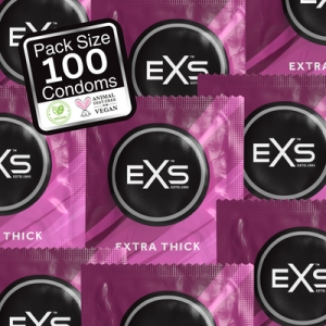 EXS EXTRA SAFE thick condoms x100